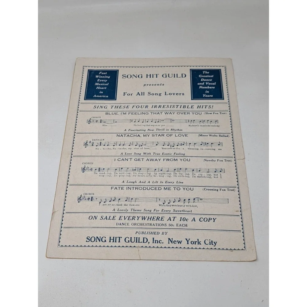Honolulu Moonlight Sheet Music George Hall Wahine Cheesecake Cover Art 1931‎